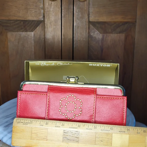 Buxton Coral Women's Clutch Wallet - Picture 15 of 17